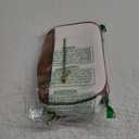 Crossbody Purse for Women Small Crossbody Bags Trendy Vegan Leather with Adjustable Shoulder Straps Gift for Mother Wife Mom, Beige with Brown