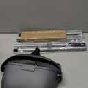 MR.SIGA Broom and Dustpan Set with Adjustable Long Handle, Upright Combo for Floor, Cleaning Lobby, Gray