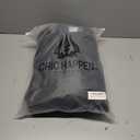 Plush Robe - Luxury Coral Fleece Bathrobe with Pockets - Women's Adult Size L- Black