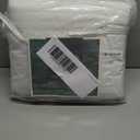 Powdion Velvet Quilt Queen Size, Oversized Bedspread Quilted Bedding Set, Luxurious Soft Coverlet Set Lightweight Velvet Comforter for All Season with Pillow Shams, 90x96 Striped White