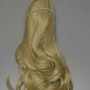 Clip in Ponytail Extension 18 Inch Drawstring Pony Tails Hair Extensions for Women Long Straight Curly Tail Hair piece Synthetic Fake Versatile Pony (Beach Blonde)