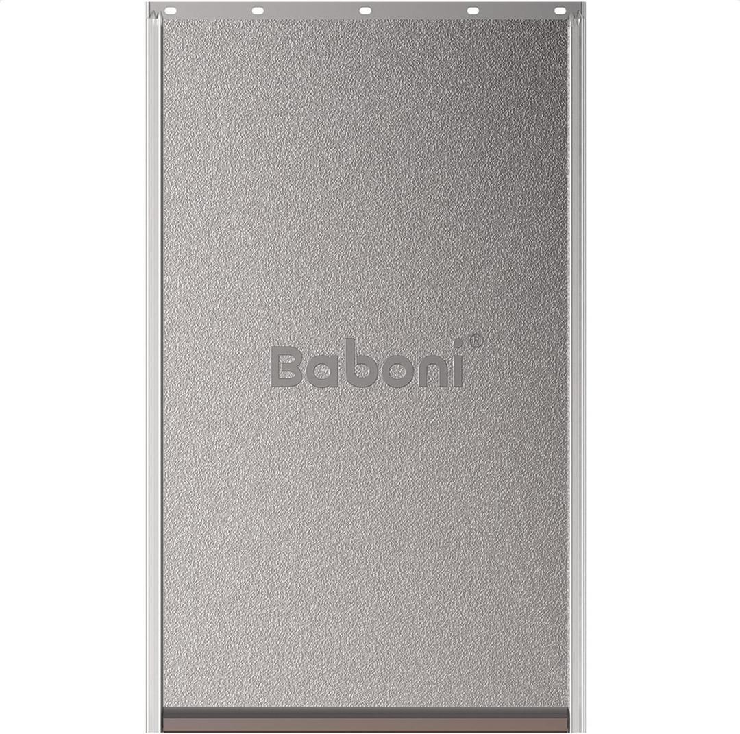 Baboni Replacement Flap for Dog and Cat Doors Including Screws, Large(10 1/8 in x 16 7/8 in) (Brown Magnetic Strip(only for Baboni Metal Dog Door))