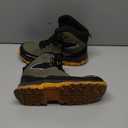 Work Boots for Men,Lightweight Breathable High Top Steel Toe Boots,Indestructible Steel Toe Shoes,Non Slip Safety Work Shoes. (11, Brown-710)