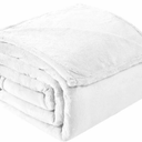 Modavari Home Fashions Rolled Blanket - White