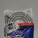 Eastman 10 ft Washing Machine Hose Connector, 3/4 in FHT x 3/4 in FHT, Braided Stainless Steel, 48640