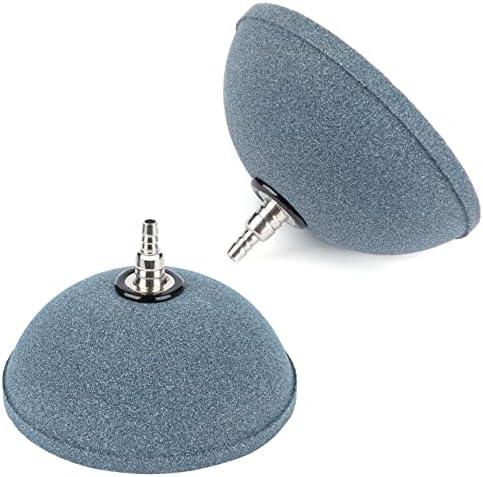 Pawfly Aquarium Air Stone 4 Inch Bread, Fish Tank Air Stone Oxygen Diffuser for Air Pump Fish Tank Bucket Pond and DWC Reservoir, 2 Pack
