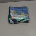 HonestBaby 7-Pack Short Sleeve T-Shirts 100% Organic Cotton Unisex, Rainbow Gems Blues, 18M