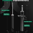 SCITOO 4pcs Front Rear Shock Absorbers Replace for VW for Passat | Front Rear Shocks for VW CC 2009-2014,for VW for Golf 2010-2014,for VW for Golf R 2012-2013 Replace 335808/344459