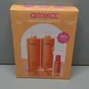Amika Supersized Superfruit Nourish + Style Set | For Finetothick Hair Types 1-3c Seeking Softer And More Conditioned Hair, Liter Set For Soft Hair, Hair Styling Oil Not Included