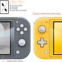 Orzly Screen Protector for Nintendo Switch Lite 2019 Model [4 Pack] Tempered Glass Screen Protectors. No Bubbles Easy Installation Anti Scratch Edition