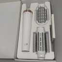 "T3 AireBrush Duo Interchangeable Hot Air Blow Dry Brush with Two Attachments Includes 15 Heat and Speed Combinations, T3 IonFlow Technology, Volume Booster Switch, Lock-in Cool Shot"
