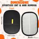 Pet Hair Remover Glove  Silicone Cat & Dog Fur Removal Mitt for Furniture, Bedding & Car Seats  Reusable, MachineWashable Magic Brush Design