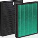 1 Set 400/400S Replacement Filter Compatible with Coway AIRMEGA Max2 400 400S 400(G) 400S(G) Air Purifier,AP-2015-FP Smoke Wildfire Filter