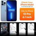 ImpactStrong Magnetic Guard Designed for iPhone 13 Pro Case [Camera Protection] [Military Grade Drop Tested] [Compatible with MagSafe] Slim Translucent Matte Phone Case (6.1") - Black