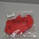 Ekouaer Women's Sleeveless V Neck Satin Nightgown (Size Medium, Red)