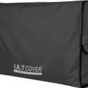 ULTCOVER Waterproof Outdoor TV Cover for 34-37 inch Outside Flat Screen Televisions with Mounts and Stands, Black