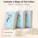 Vivifying XL Stainless Steel Cat Litter Box with 13.2 lb Cat Litter, Black