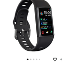 FITVII FINO 2 Slim Fitness Tracker, Smart Watch with Blood Oxygen, Sleep Monitor, 24/7 Heart Rate & Blood Pressure, IP68 Waterproof Health Activity Trackers with Calories Step Counter for Women Men