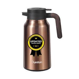 Carafes for Hot Liquids 68 oz - 12 Hour Stainless Steel Thermal Coffee Carafe-Insulated Coffee Carafes For Keeping Hot/ Cold Coffee, Tea, Water, Drink Dispenser for Parties