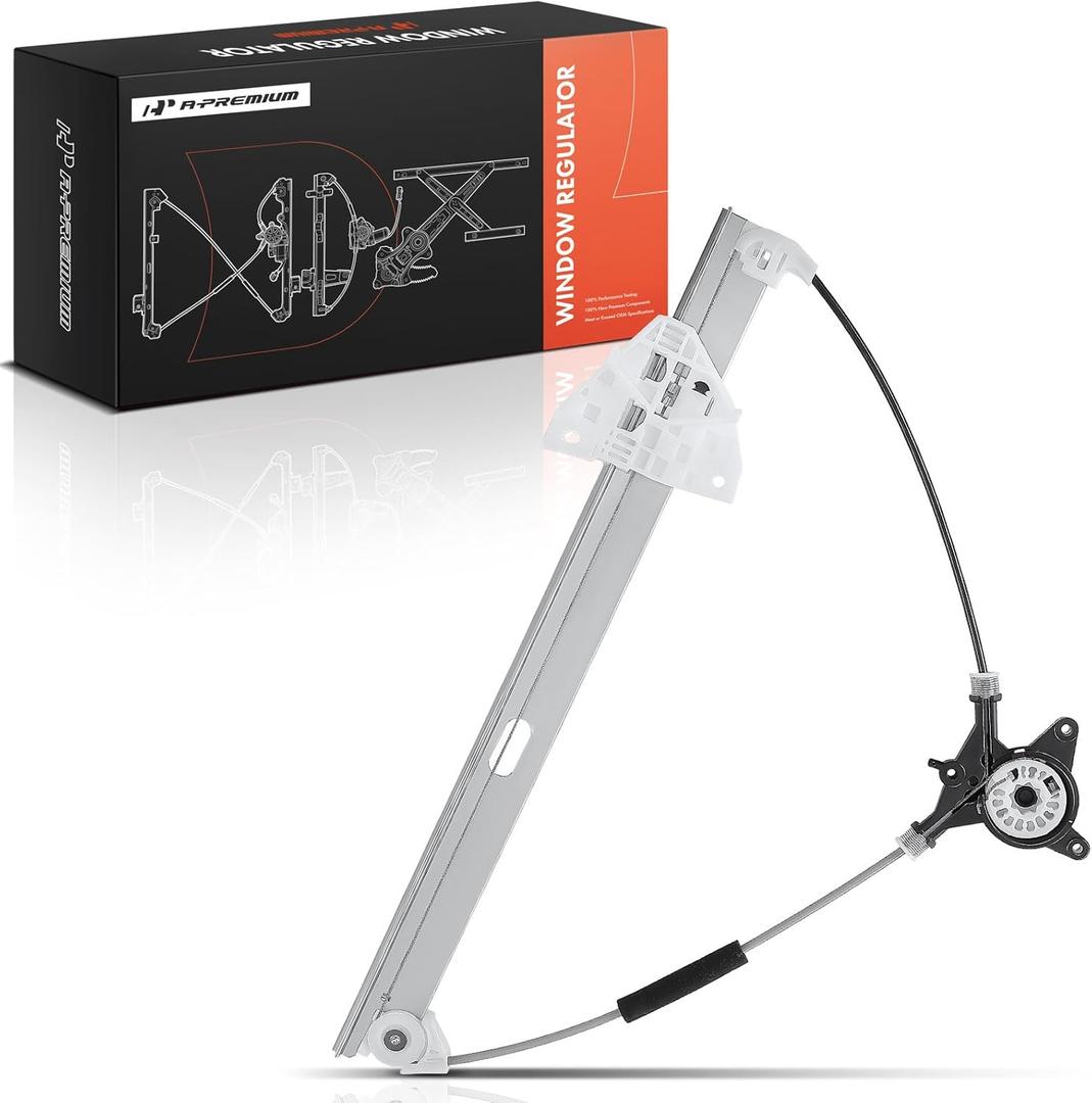 A-Premium Front Left Driver Side Power Window Regulator Without Motor Replacement for Mazda 3 2004-2009 Sedan/Hatchback, 3 Sport 2009 Hatchback