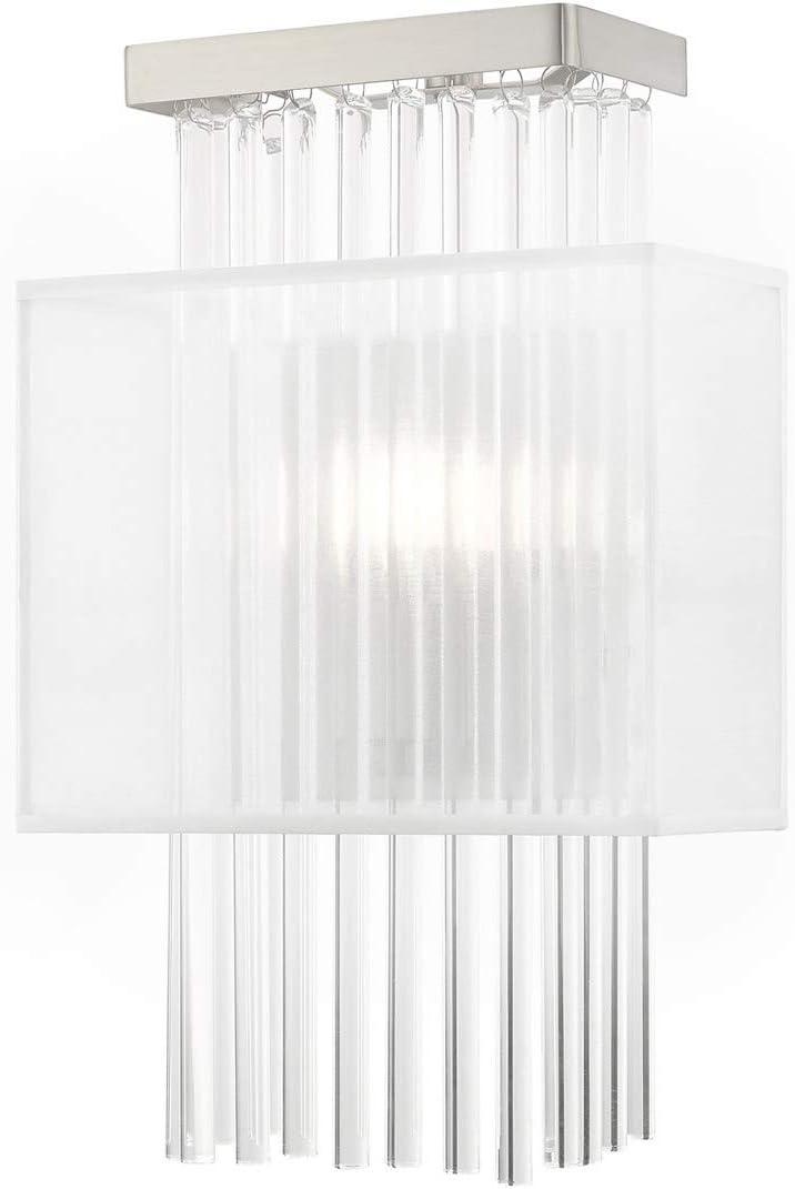 Livex Lighting 1 Lt Brushed Nickel ADA Wall Sconce