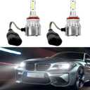 vvag 2PCS 9005/HB3 LED Bulbs for Automotive, 3800LM 6000K Car LED Headlight Bulb, Universal High Beam and Low Beam Car Accessories, Plug & Play Headlights for Most Cars Trucks SUVs