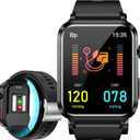 Blood Pressure Smart Watch with Air Bag Pump Cuff, 1.92" HD Health Fitness Watch with Heart Rate Blood Oxygen Sleep Monitor, Data Sharing Pedometer, Activity Tracker for Men and Women Android iOS