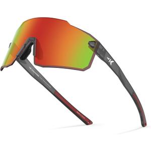 KastKing Etowah Polarized Sports Fishing Sunglasses, With PuriVex Protective Lens Coating, Rimless Wrap Design, Men Women