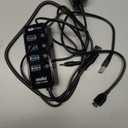 Atolla 4-Port USB 3.0 Hub with 4 Data Ports, 1 Smart Charging Port, Individual On/Off Switches and 5V/3A Adapter