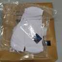 Hylaea Athletic Running Socks Cushion Padded Moisture Wicking Low Cut, Large, 3 Pairs White