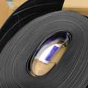 Flexible Baseboard Molding Trim 4" x 15 ft, 20ft 40ft 50ft 60ft 100ft Self-Adhesive Vinyl Wall Base Cove Base, Peel and Stick Rubber Wall Base Molding Trim (Black)