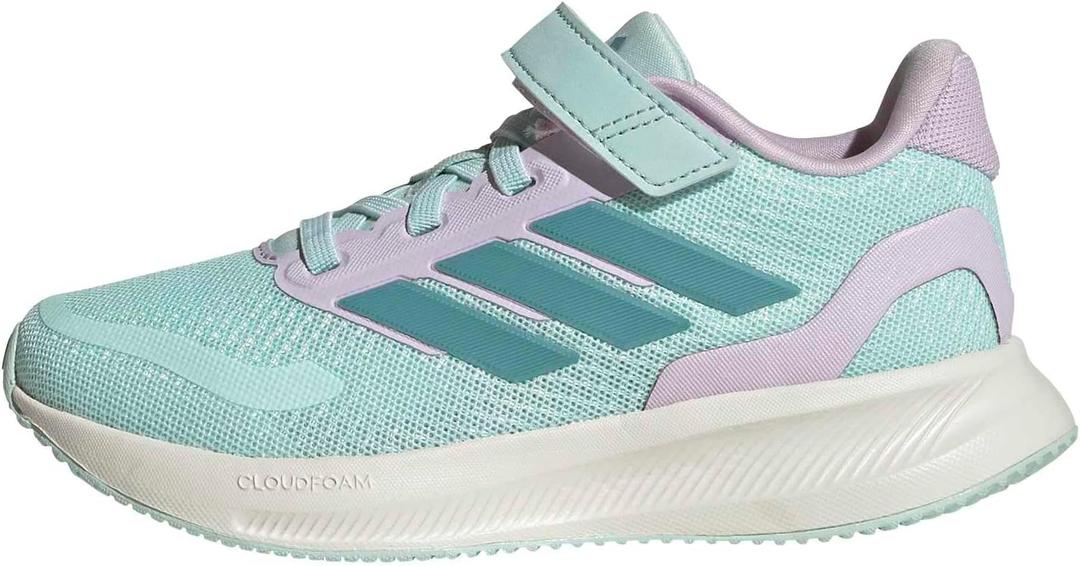Adidas Unisex-Child Run Falcon 5 (13 Little Kid, Halo Mint/Mint Ton/Ice Lavender)