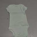 SwaddleDesigns Organic Cotton Baby Bodysuit for Infant Boy or Girl, Sage Green