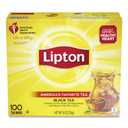 Lipton Tea Bags Black Flavor 100 Bags Per Box, BBD 04/2028