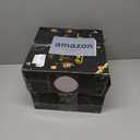 Nervure 100Pcs White and Gold Plastic Plates - 7.5inch Gold Disposable Plates - Heavyweight Plastic Dessert Plate for Wedding & Party & Mothers Day