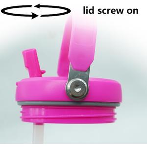 40 oz Handle On Top Flip Straw Lid Replacement for Stanley 40 oz Cup Tumbler, Not for 30 oz