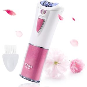 Epilator Hair Removal for Women Facial Hair Remover with 9 Tweezers and LED, Glide Epilator for Women, Portable Facial Hair Epilators for Face, Lips, Arms, Underarms, Legs and Bikini