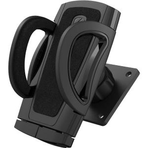 Scosche Non-Magnetic Universal Car Cell Phone Holder with AMPS Mounting Plate for ProClip Vehicle Specific Mount Bases, Mobile Stand Compatible with iPhone, Samsung, Android (Base Required) (1 Pack)