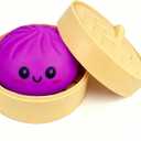 Fuchsia Dumpling Squishies New Mystery Squishies Dumpling with Box Stress Relief Balls Sensory Toys Desk Squeeze Toys Gift