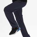 Men's Elastic Waist Hiking Pants Water Resistant Quick-Dry Lightweight Outdoor Sweatpants with Zipper Pockets (Blue, XL)