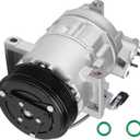 TadaMark A/C Air Conditioner Compressor With Clutch Fit for Nissan for Tsuru 1.6L 2013 2014 2015, Fit for Nissan for Sentra 1.8L 2013 2014 2015, Replace for 97585, 98585, 2001730