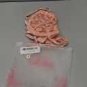 Lilosy Sexy Underwire Cute Push Up Strappy Embroidered Mesh Sheer Lingerie Set See Through Panty Bra (Medium, Pink)