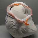 Reading Pillow for Sitting in Bed, 22H Back Pillow for Sitting Up,Lumbar Rest & Neck Support Bed Pillows,Backrest Bed Chair with Arms for Reclining,Gaming,Resting,Watching TV in Couch or Floor (Grey&white)