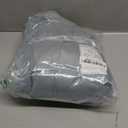 NICETOWN Linen Stone Blue Curtains 63 inch Length, Grommet Top Casual Semi Sheer Privacy Window Drapes with Light Penetration for Beach House/Bedroom, W55 x L63, 2 Panels