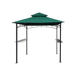JANCANOPY Grill Gazebo Replacement Cover 5x8 Ft Canopy Top Compatible with SUNJOY Grill Gazebo Frame Model LGG001PSTF,LGG001PSTH,LGG001PSTF2 (Forest Green) (Cover Only)