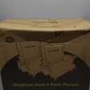 VIVOHOME Stadium Seats with Back Support and Cushion, 2 Pack Portable Bleacher Chairs with Cup Holder and Shoulder Strap (Purple)