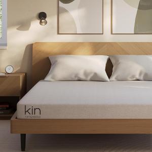 Kin By Tuft & Needle Firm 6" Adaptive Foam Twin Mattress in a Box, Cooling Pressure Relief, Balanced Support, 100 Night Trial, Fiberglass-Free, CertiPUR-US