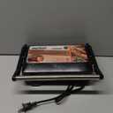 Panini Press Grill Indoor: Sandwich Maker with Nonstick Plates, Easy to Clean, 1000W Portable Panini Maker with Locking Lid, 3-in-1 Electric Grill Opens 180 for Cooking More