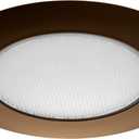 NICOR Lighting 6 inch Oil-Rubbed Bronze Recessed Shower Trim with Albalite Lens (17505OB)