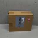 Kolldenn 100 Pcs Small Gift Bags with Handles Metallic Paper Square Wedding Favor Bags Bulk with DIY Blank Thank You Tags for Birthday Bridal Shower Thank You Party Favor (4 x 4 x 4 Inches,White)